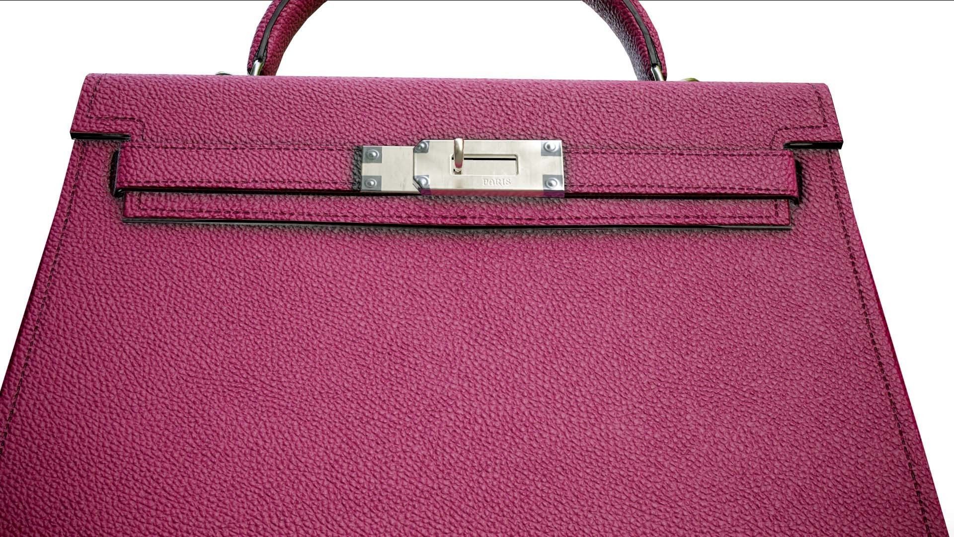 Woman Handbag Low-poly 3D model_8