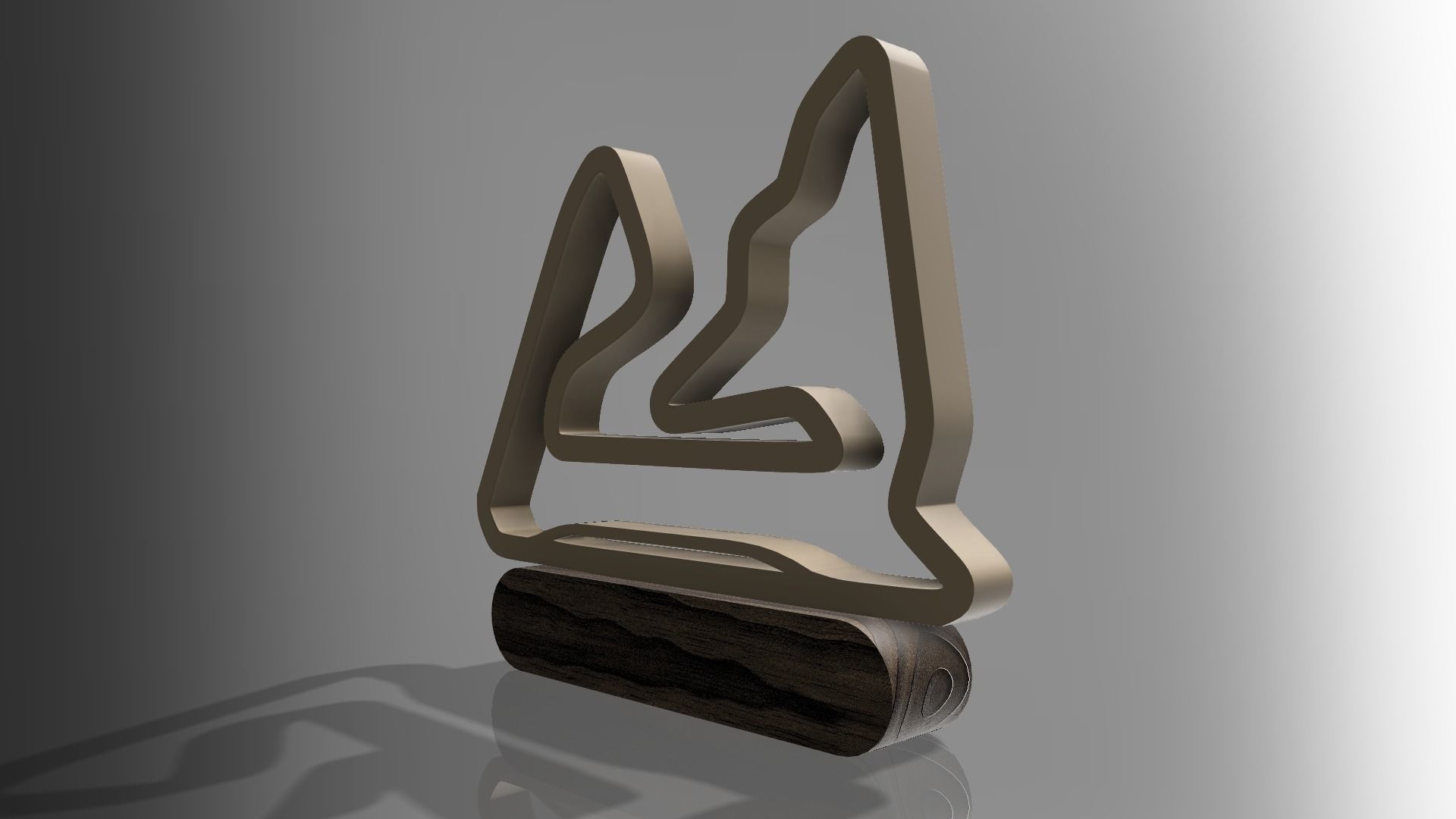 F1 Bahrain Race Track STL OBJ FBX Files 3D Print Fusion 360 3D print model_11