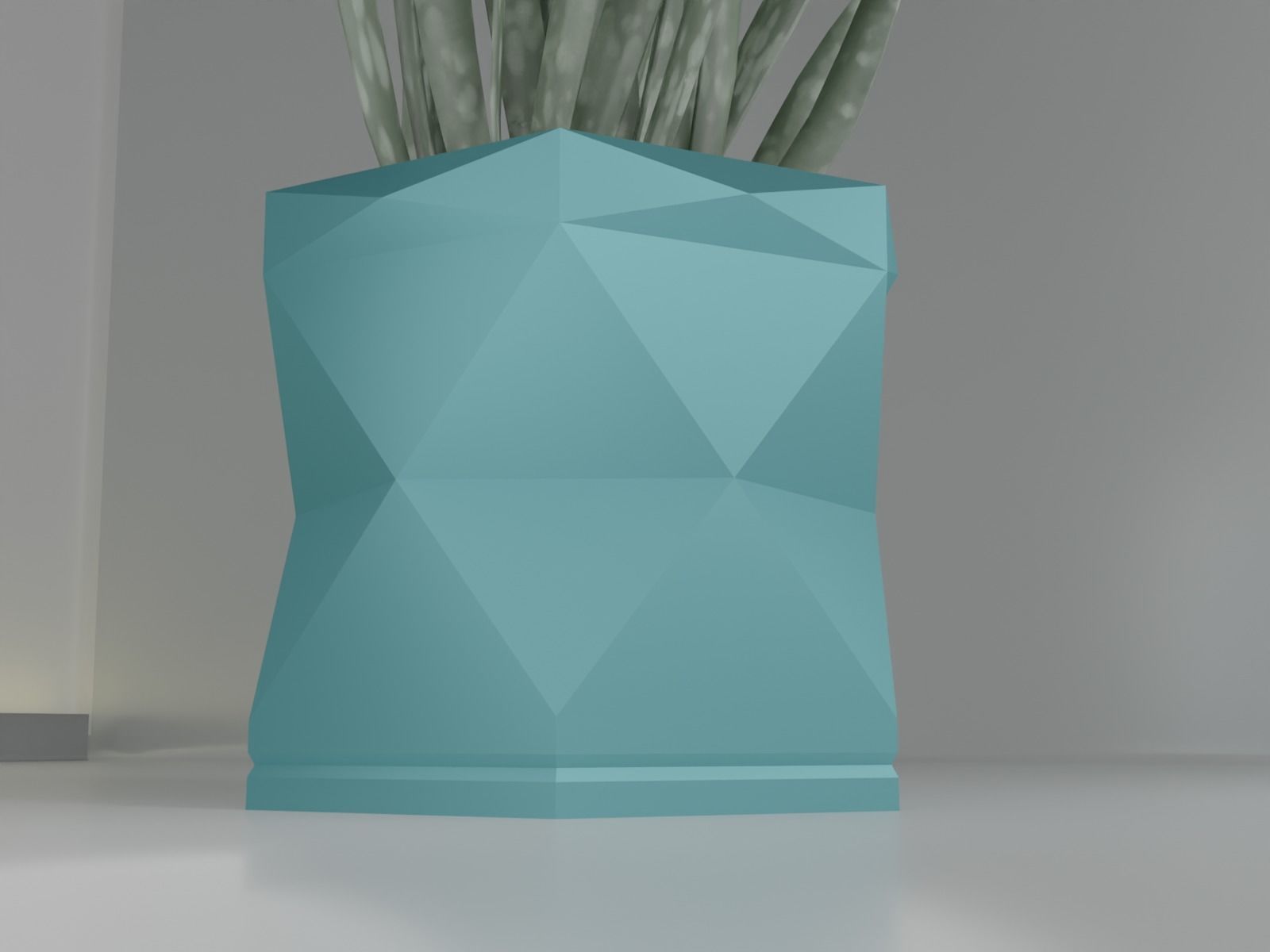 pot plant succulent 16 3D print model_9