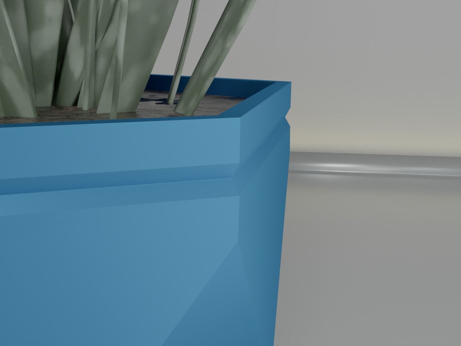 pot plant succulent 16 3D print model_3