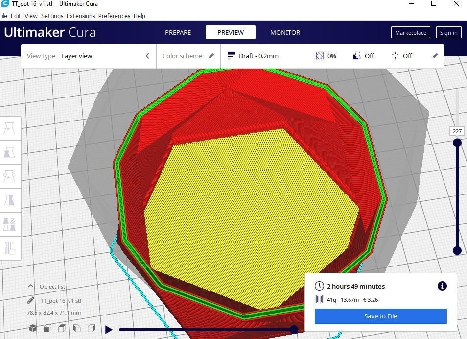 pot plant succulent 16 3D print model_16