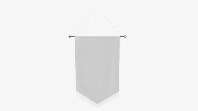 Medium wall pennant  3D model