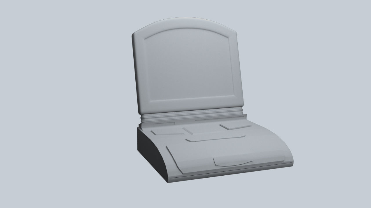 Laptop vending machine Low-poly 3D model_3