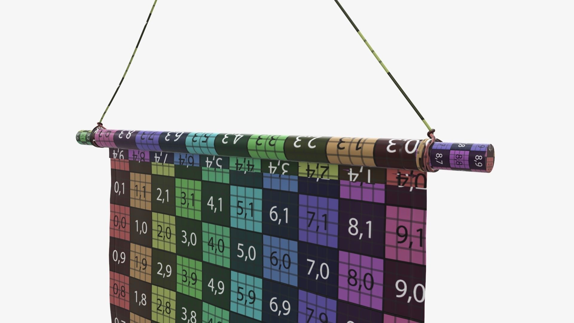 Short wall pennant 3D model_16