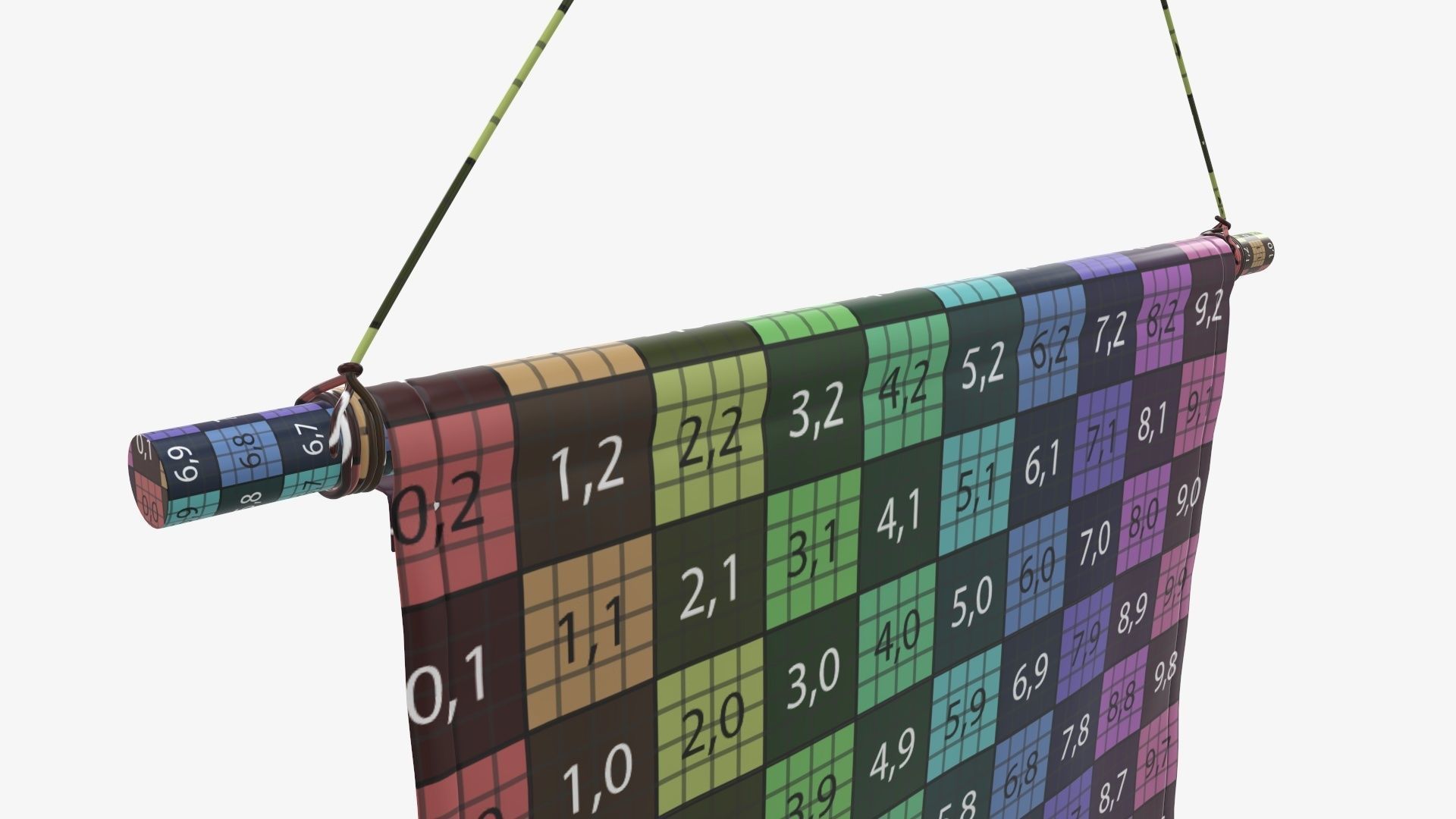 Short wall pennant 3D model_15