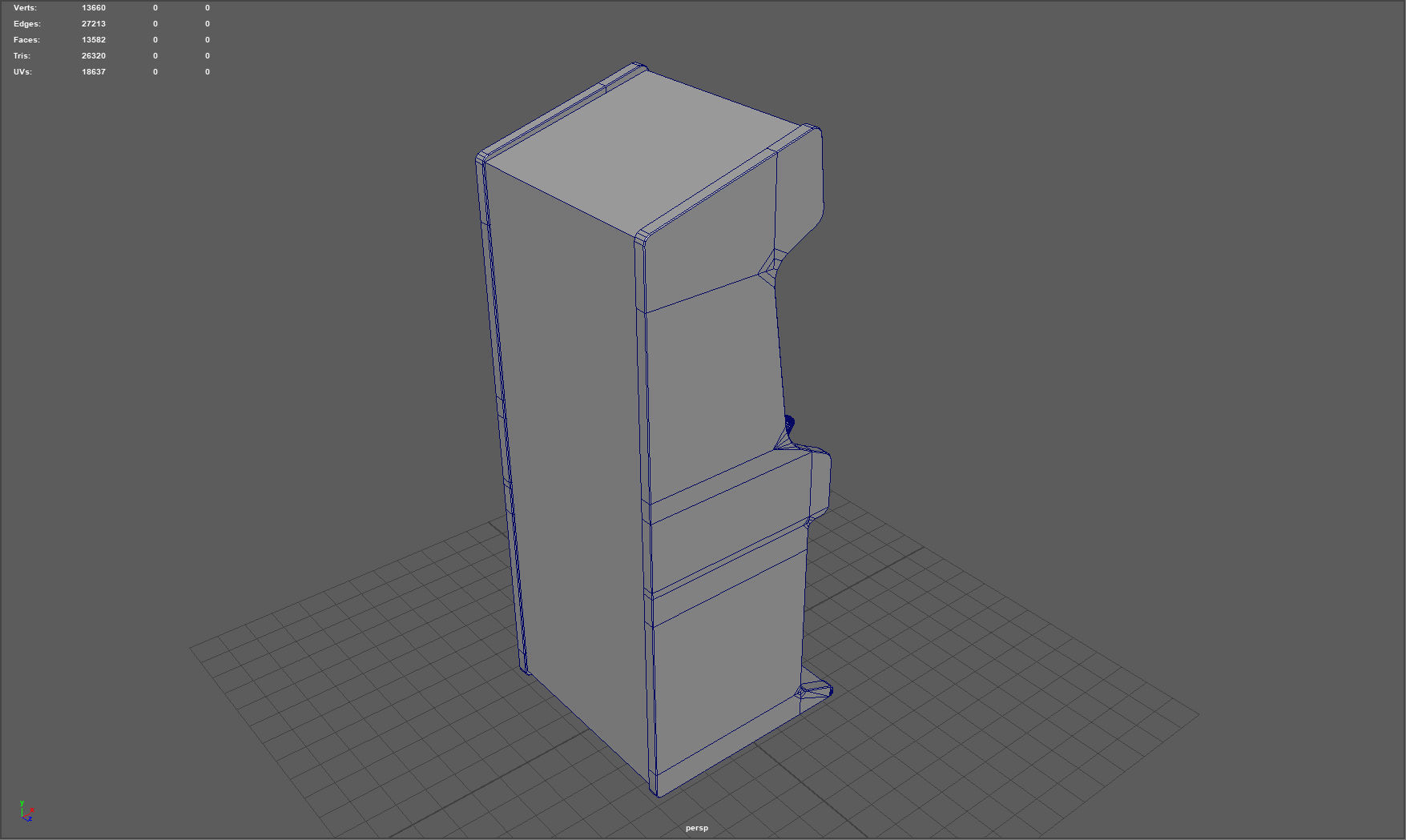 Arcade Machine Low-poly 3D model_17