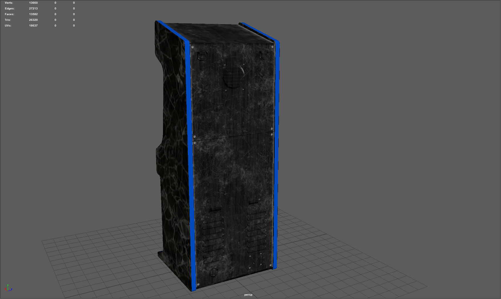 Arcade Machine Low-poly 3D model_10