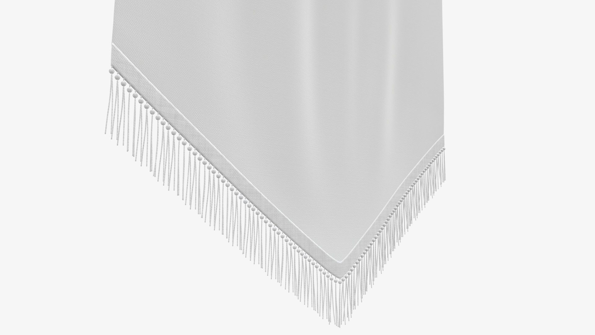 Tall wall pennant 3D model_5