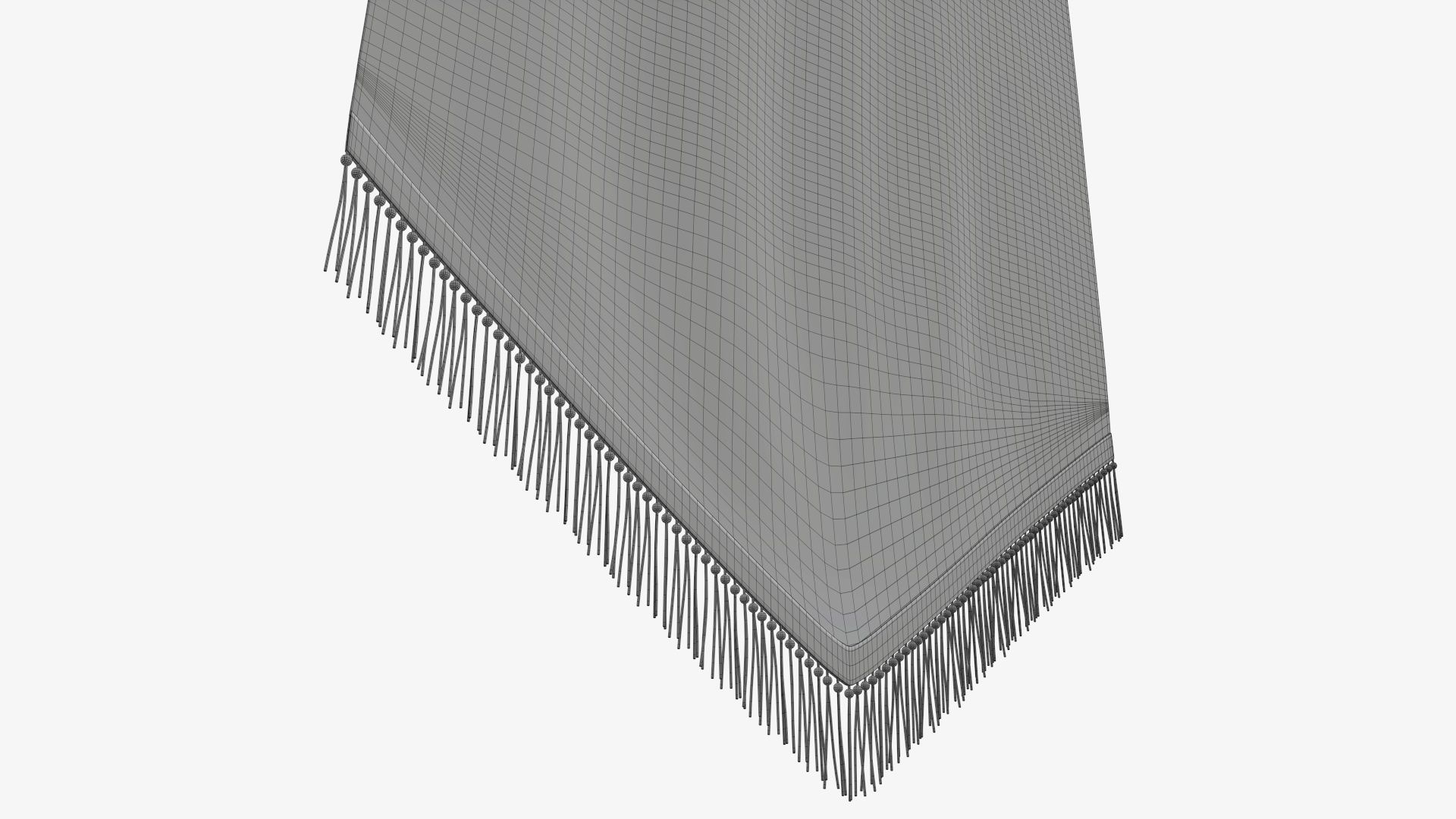 Tall wall pennant 3D model_11