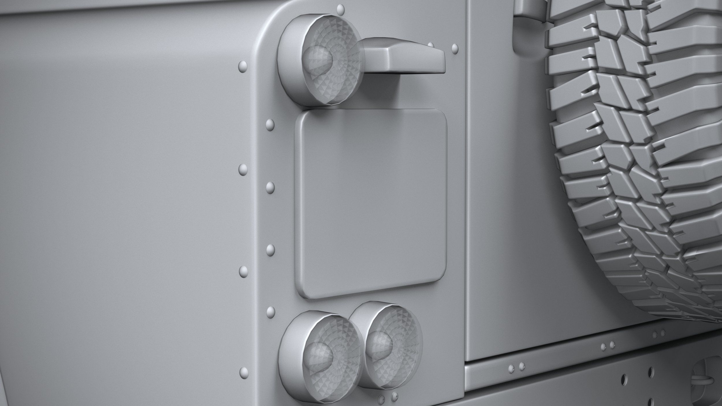 Land Rover Defender Works V8 4-door 2018 3D model_24