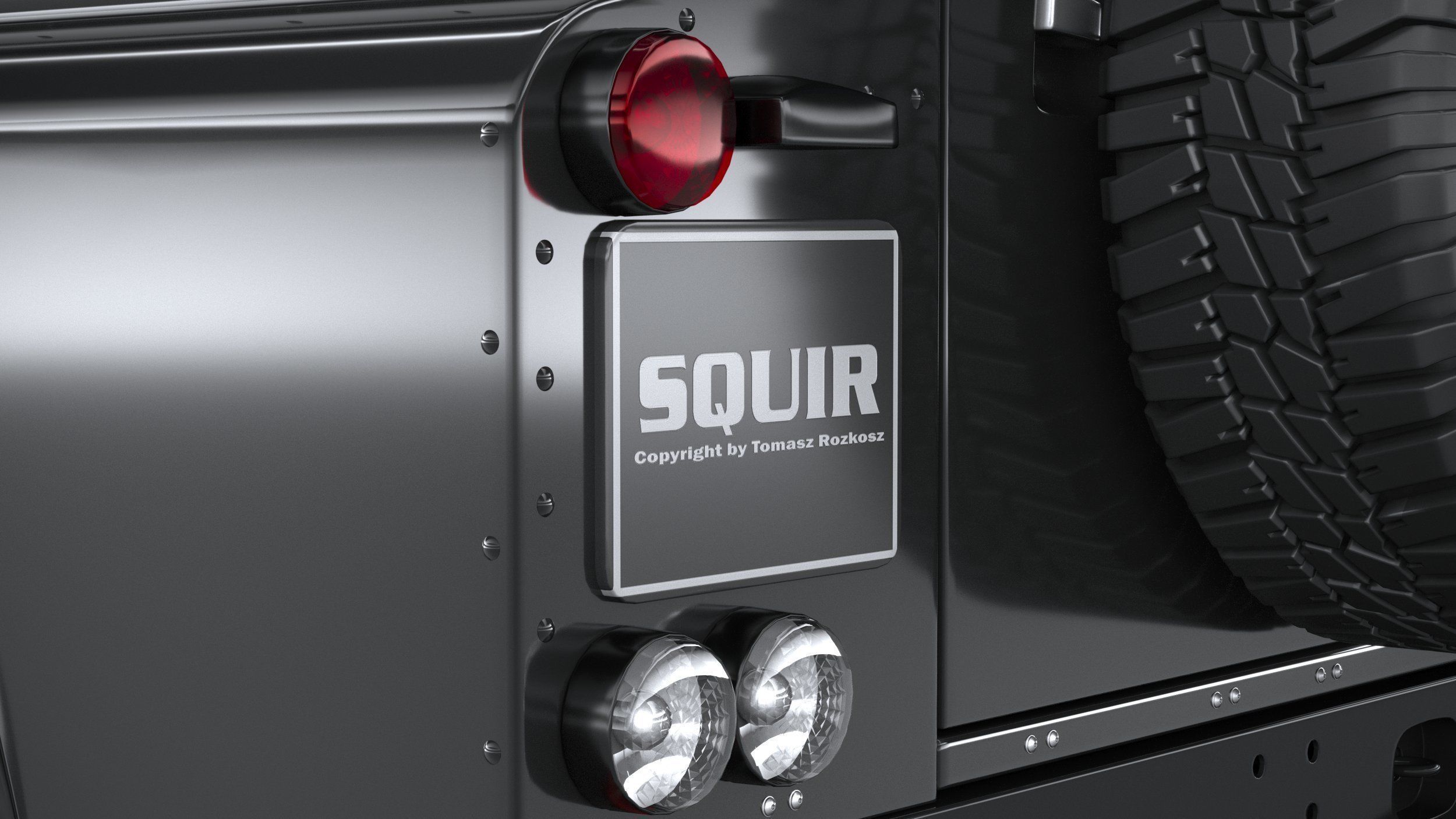 Land Rover Defender Works V8 4-door 2018 3D model_15