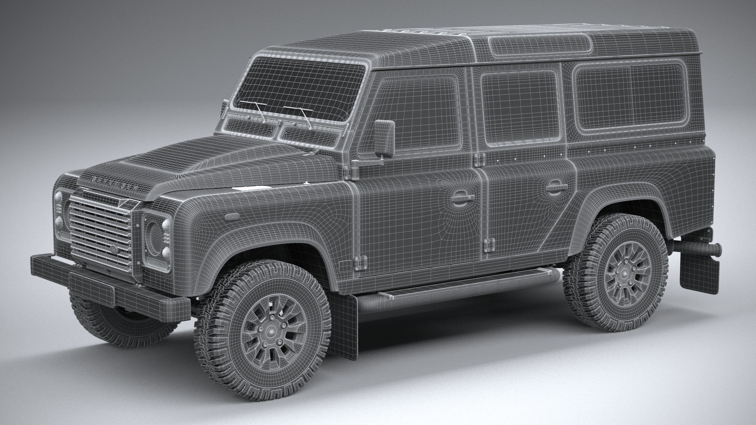 Land Rover Defender Works V8 4-door 2018 3D model_26