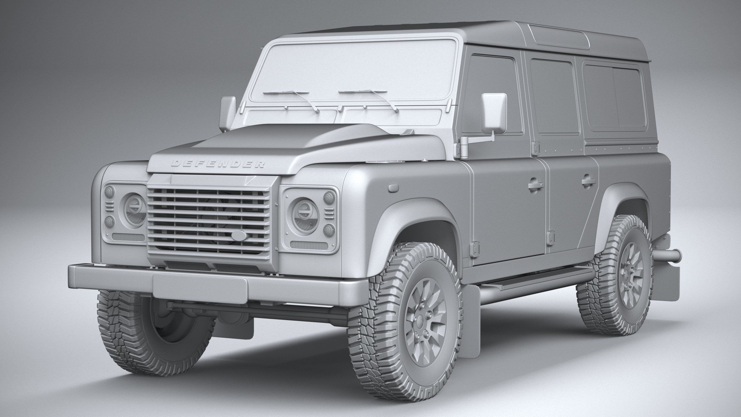 Land Rover Defender Works V8 4-door 2018 3D model_20