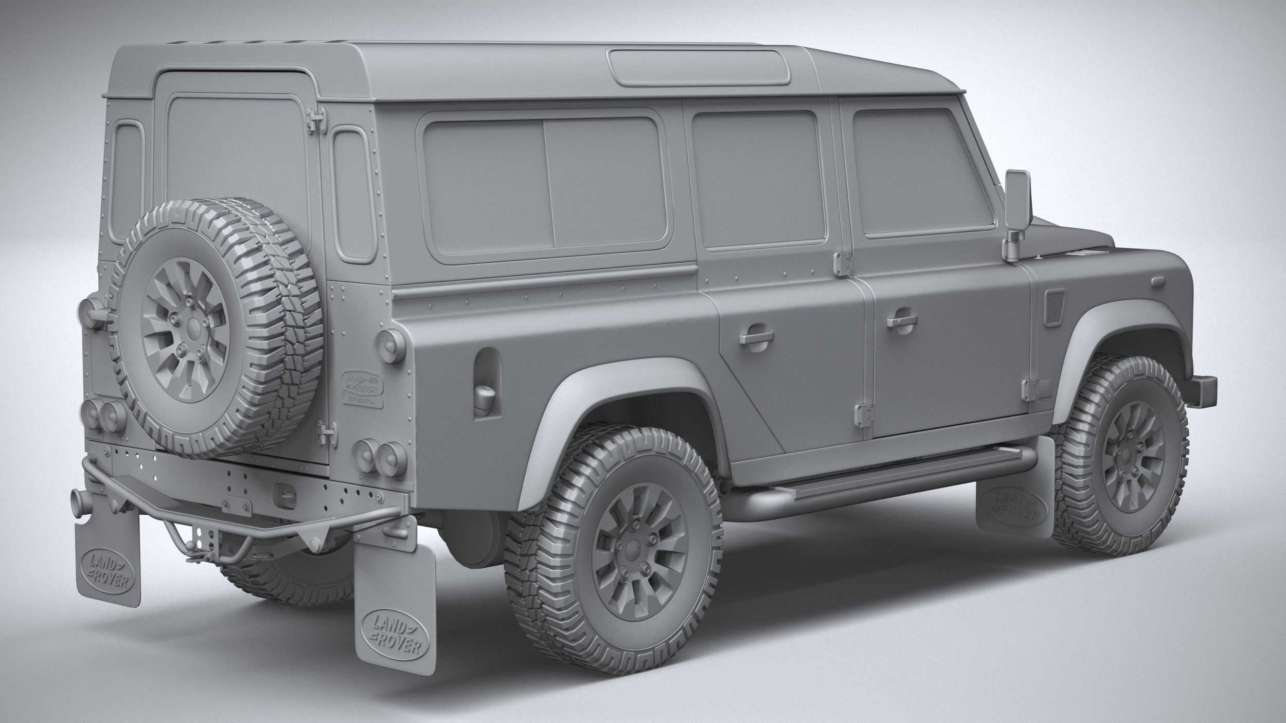 Land Rover Defender Works V8 4-door 2018 3D model_25