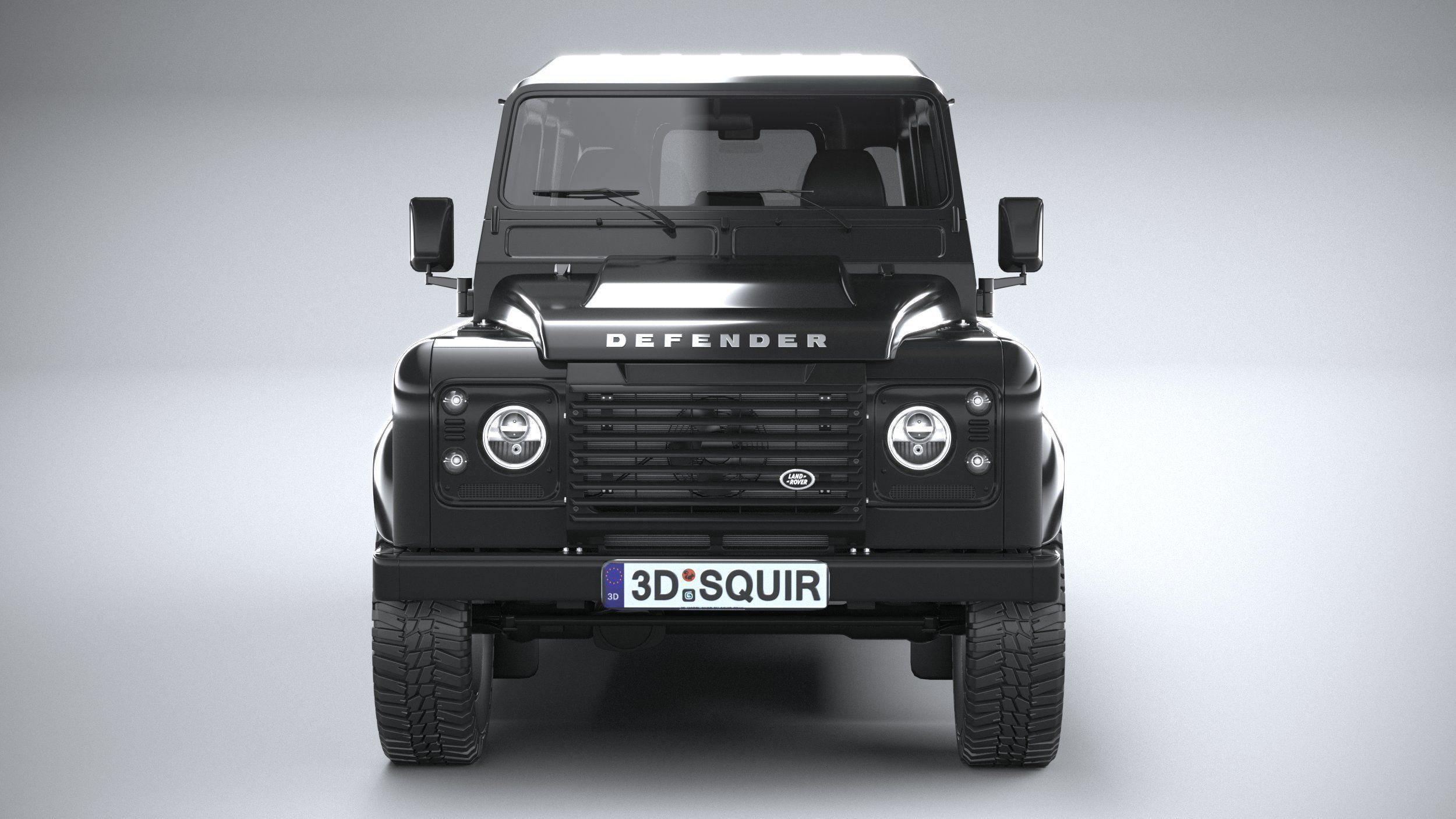Land Rover Defender Works V8 4-door 2018 3D model_13
