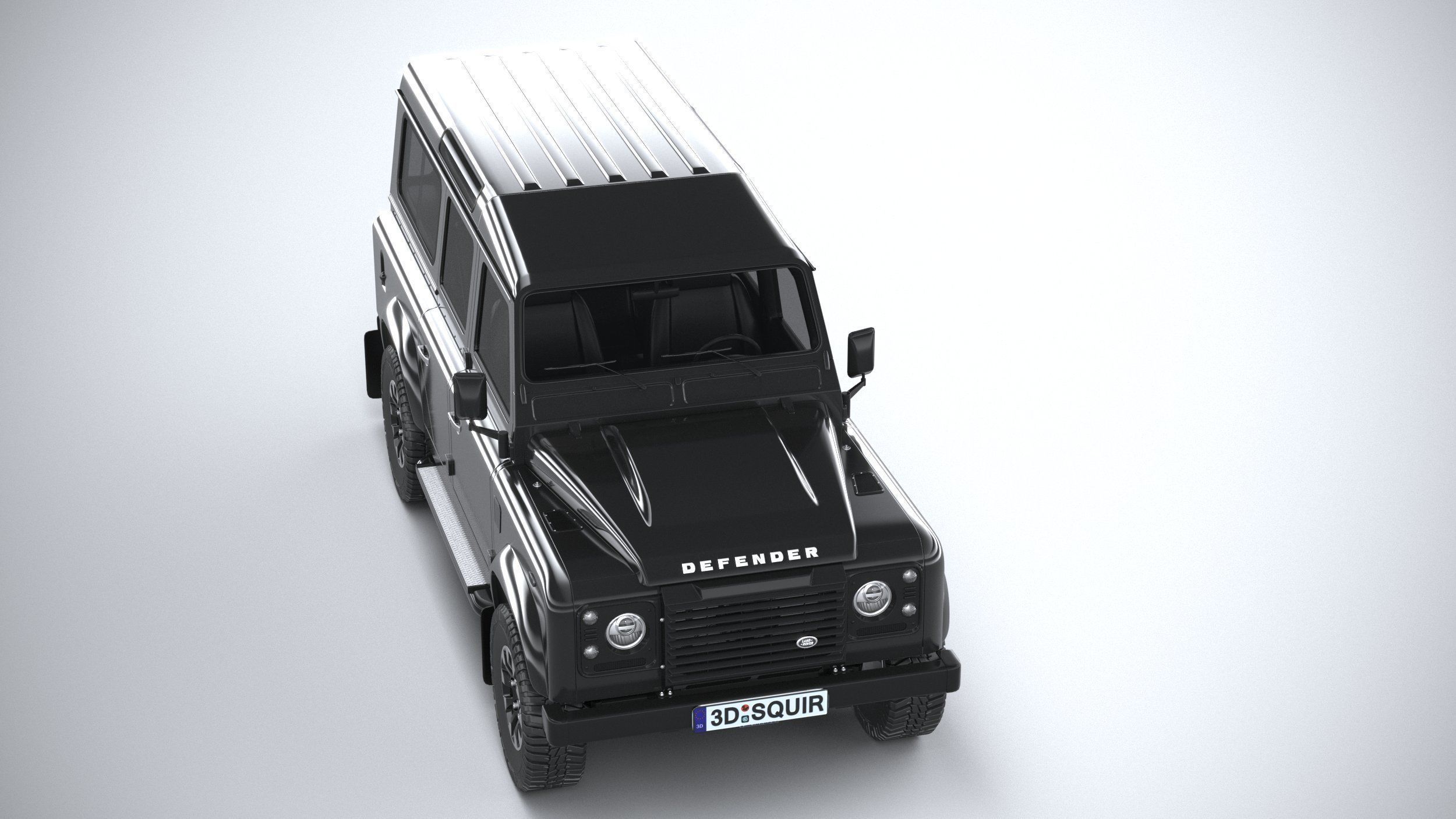 Land Rover Defender Works V8 4-door 2018 3D model_12