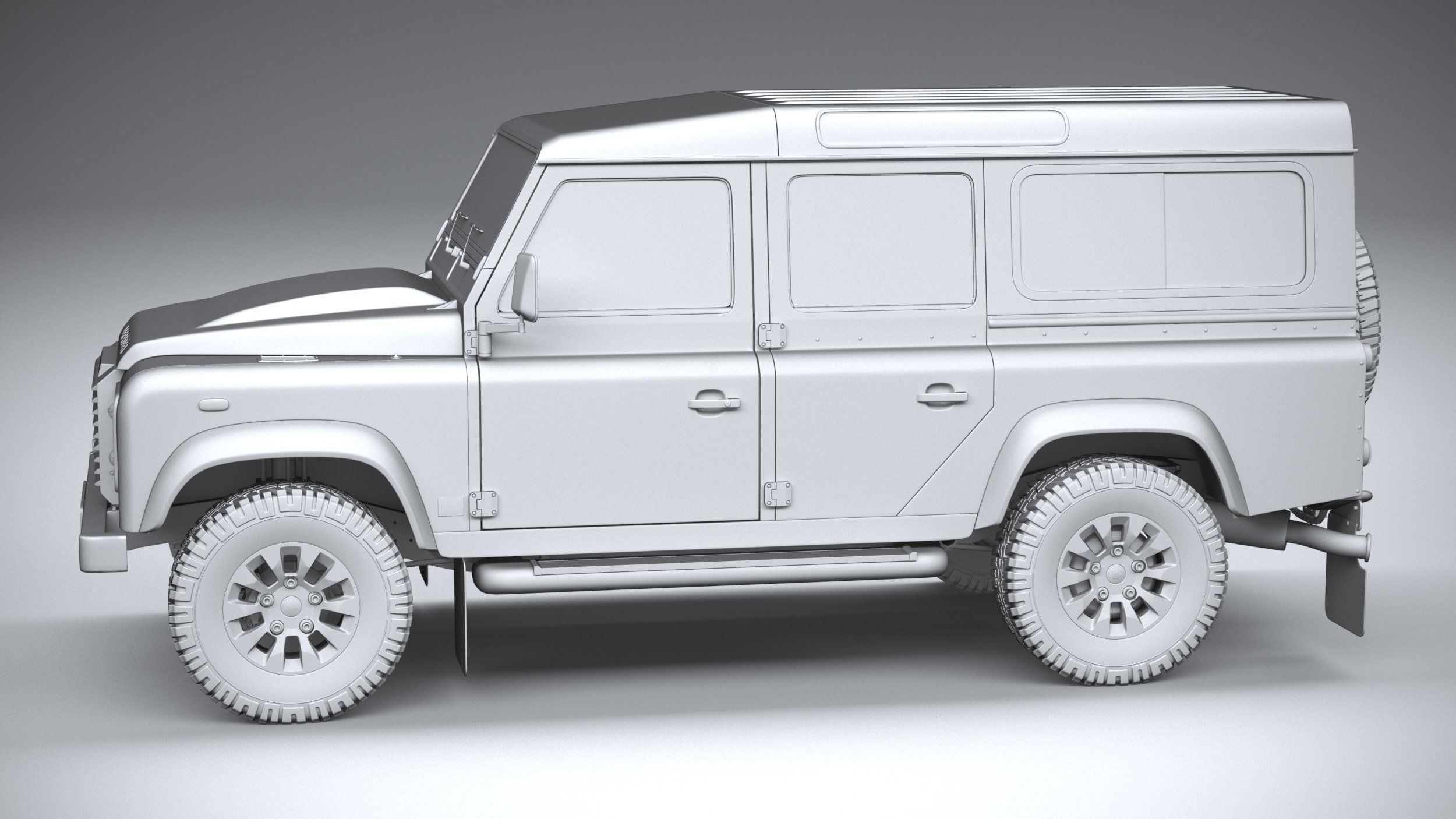 Land Rover Defender Works V8 4-door 2018 3D model_22