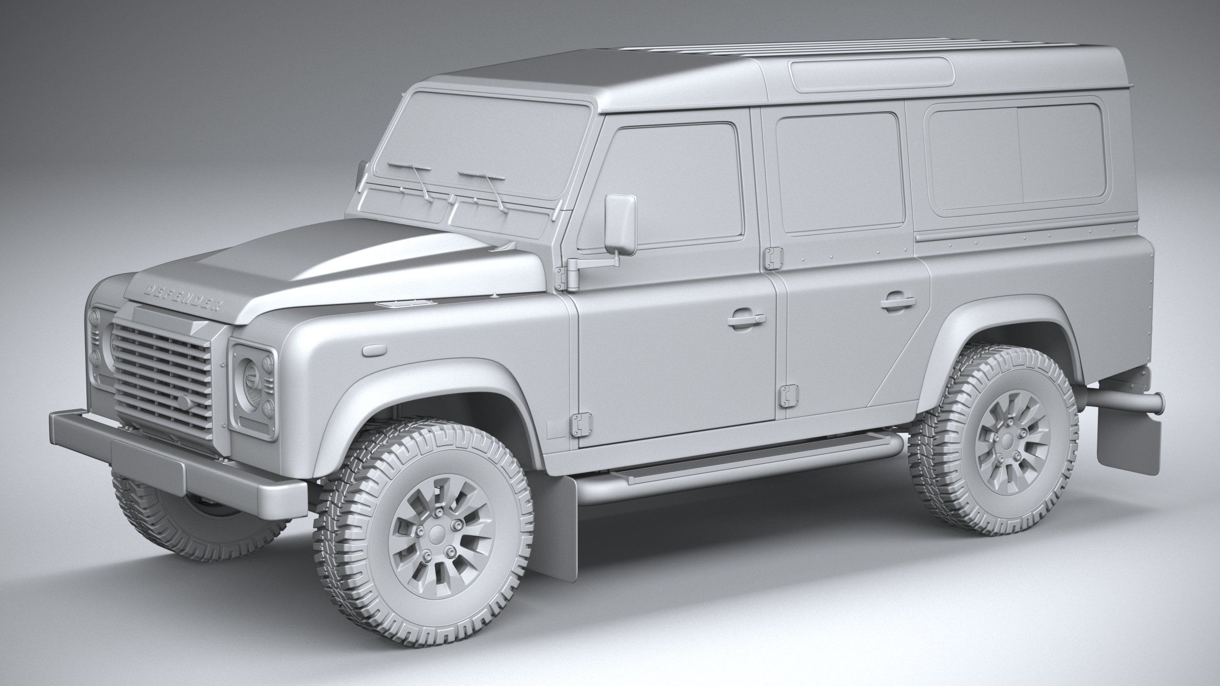 Land Rover Defender Works V8 4-door 2018 3D model_19