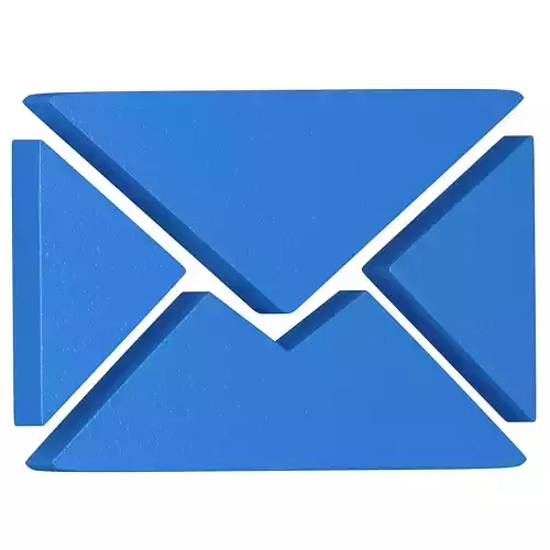 Message Letter Icon bule