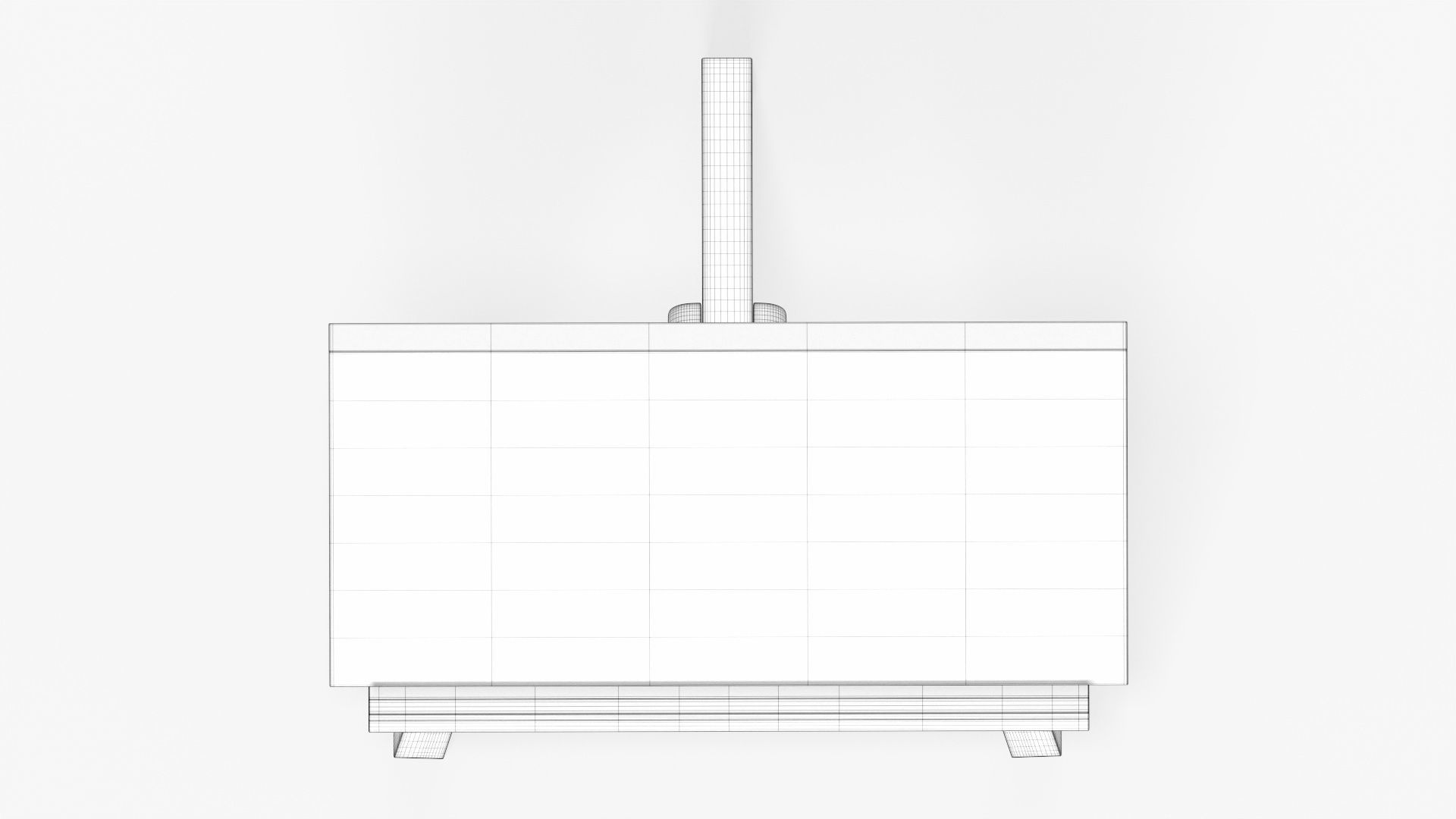 Painting on wooden easel 01 3D model_11