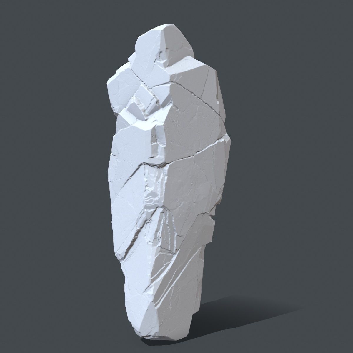rocks 1 rock 3D print model_6