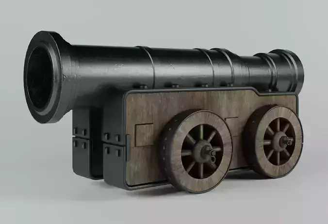 Cannon on wheels