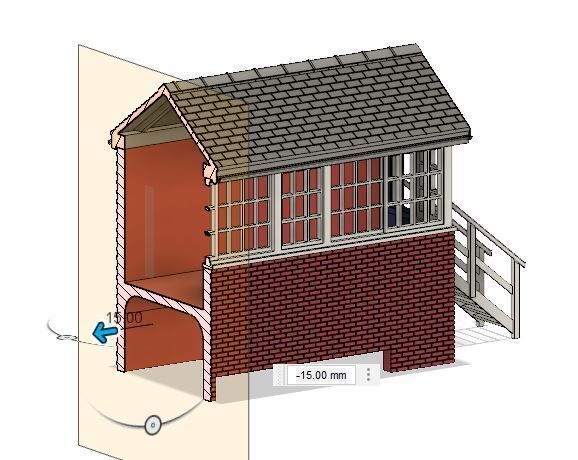 Model Railway Signal Box 3D print model_22