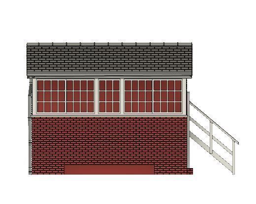 Model Railway Signal Box 3D print model_7