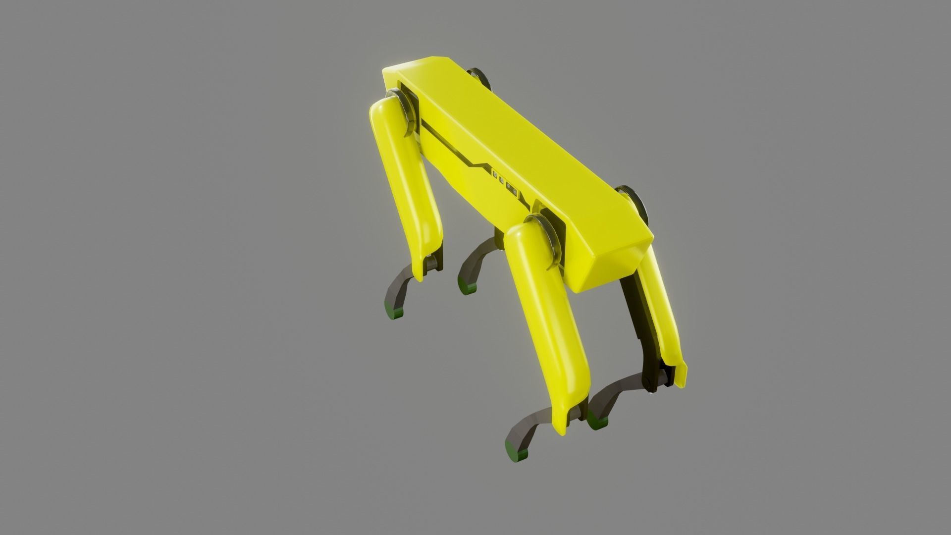 Boston Dynamics Dog - Low Poly PBR- Game Ready Low-poly 3D model_18