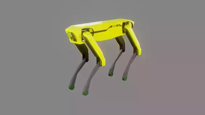 Boston Dynamics Dog - Low Poly PBR- Game Ready Low-poly 3D model