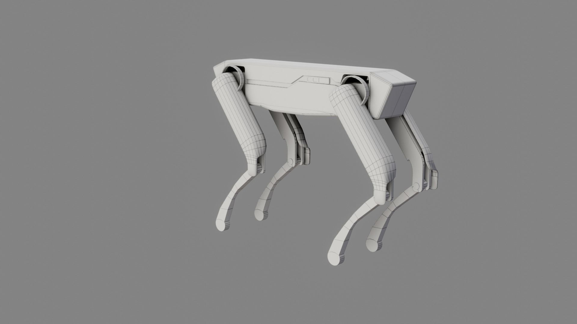 Boston Dynamics Dog - Low Poly PBR- Game Ready Low-poly 3D model_5