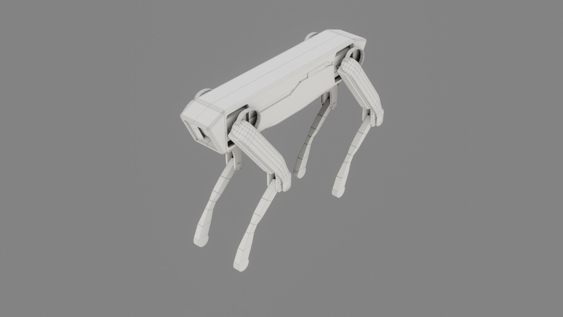 Boston Dynamics Dog - Low Poly PBR- Game Ready Low-poly 3D model_15