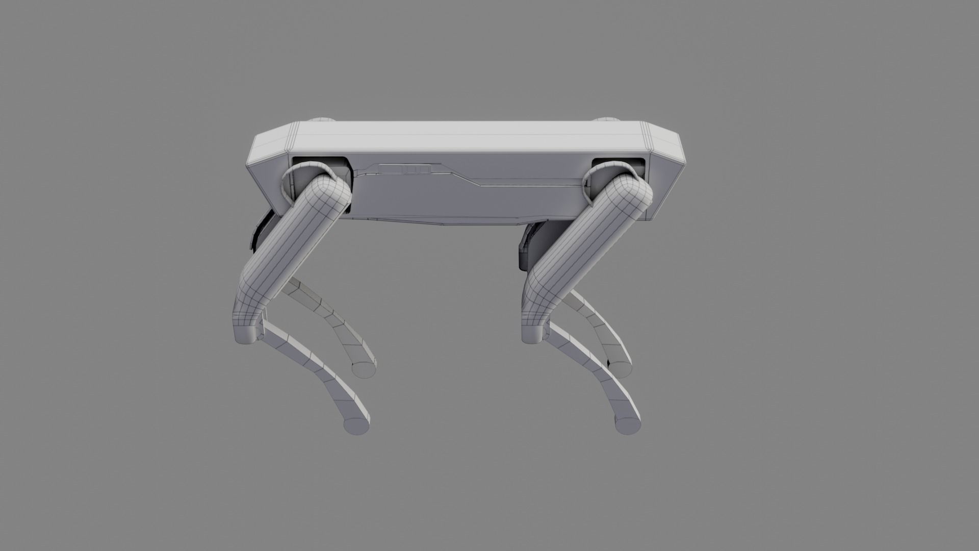 Boston Dynamics Dog - Low Poly PBR- Game Ready Low-poly 3D model_23