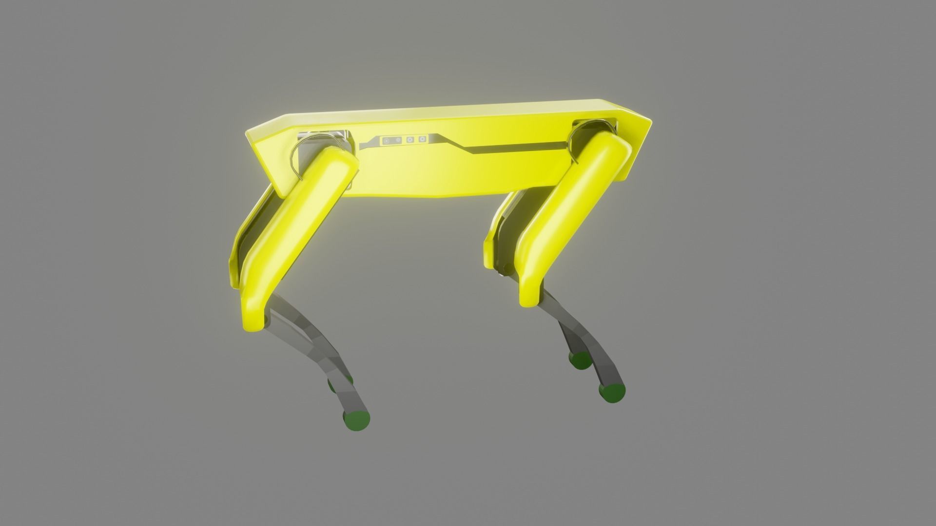 Boston Dynamics Dog - Low Poly PBR- Game Ready Low-poly 3D model_8