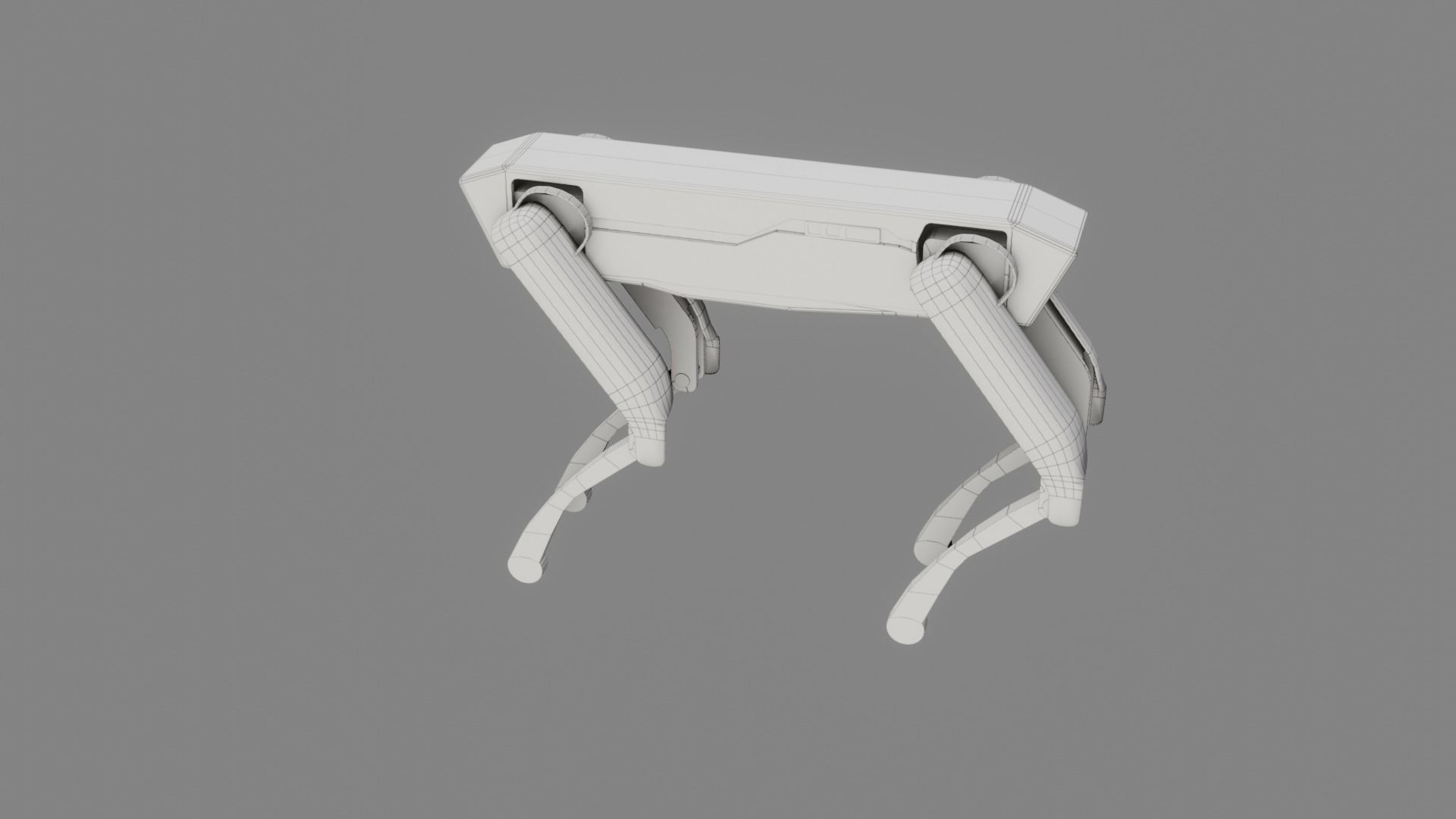 Boston Dynamics Dog - Low Poly PBR- Game Ready Low-poly 3D model_17