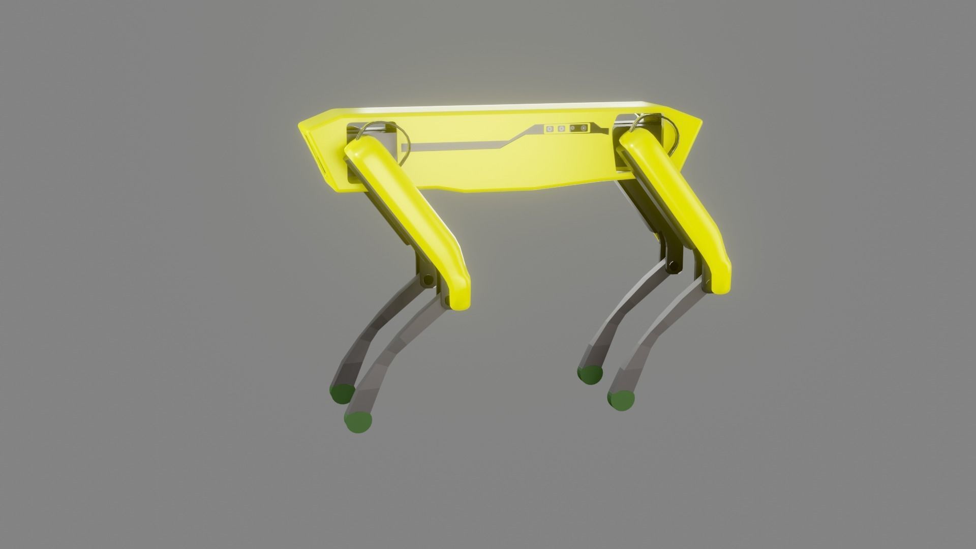 Boston Dynamics Dog - Low Poly PBR- Game Ready Low-poly 3D model_2