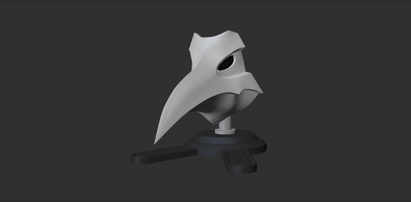 Hollow Mask All Character - Visored Colletions 3D print model 3D print model_14