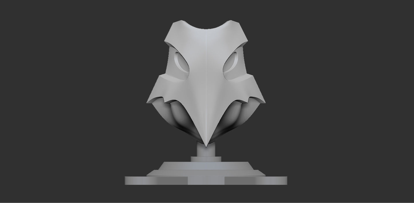 Hollow Mask All Character - Visored Colletions 3D print model 3D print model_15