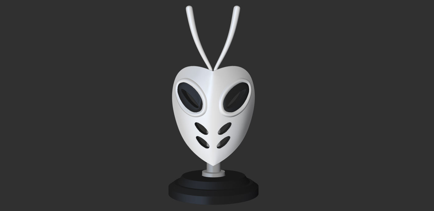 Hollow Mask All Character - Visored Colletions 3D print model 3D print model_13