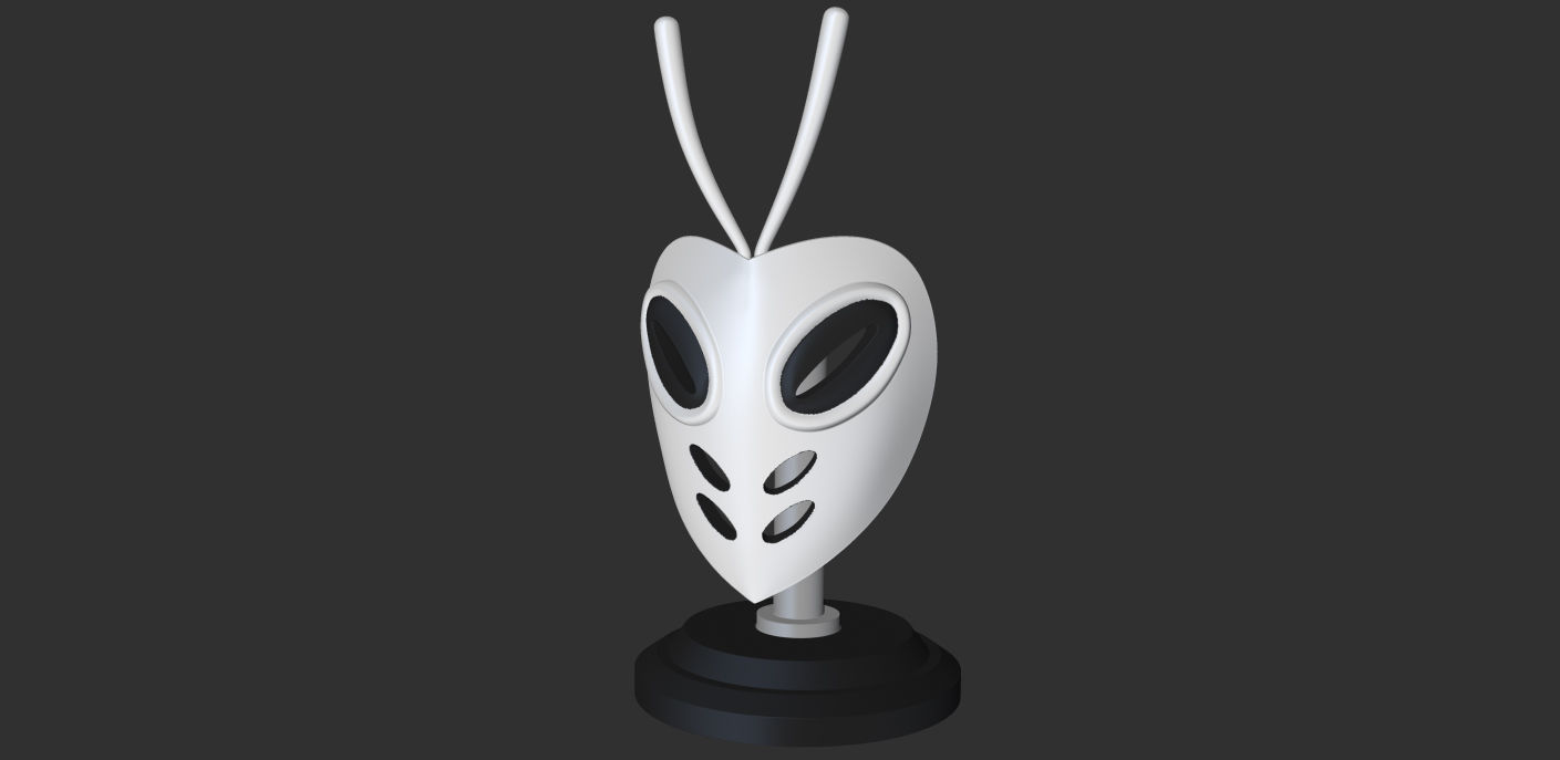 Hollow Mask All Character - Visored Colletions 3D print model 3D print model_12
