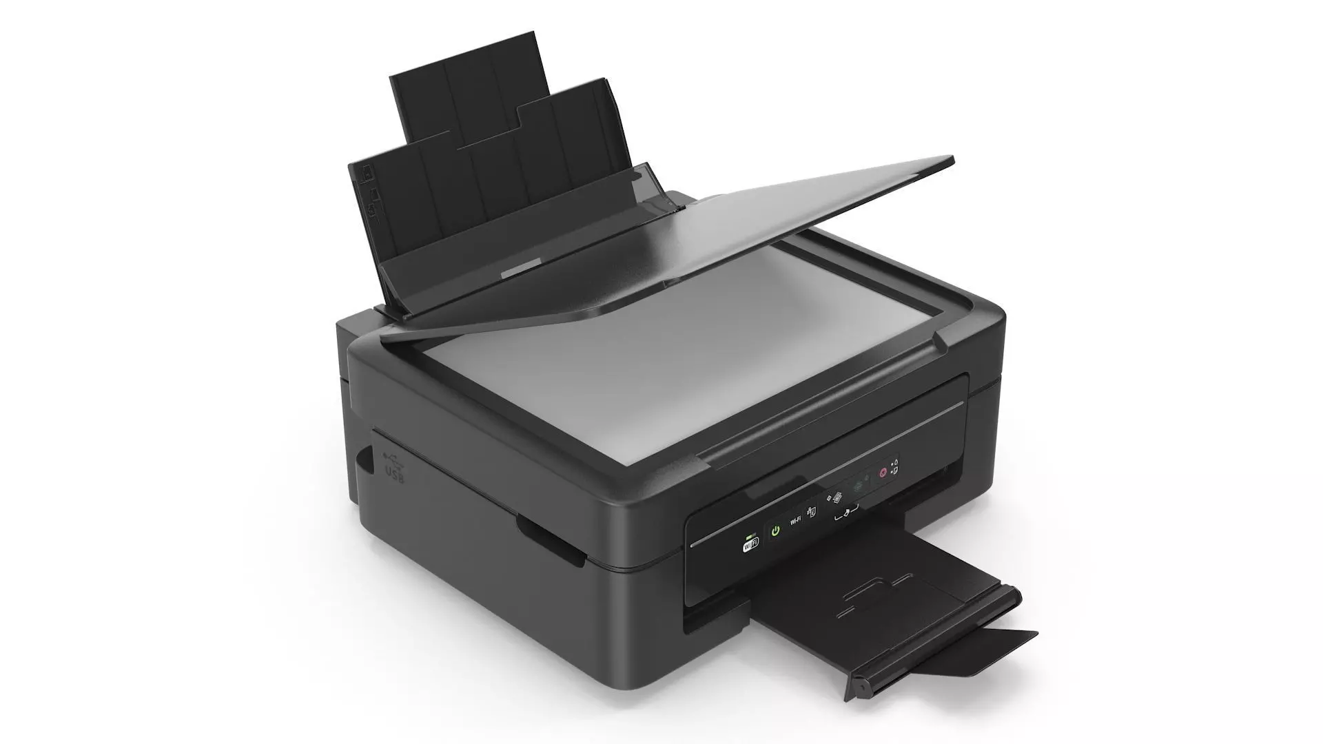 Printer - Open Low-poly 3D model