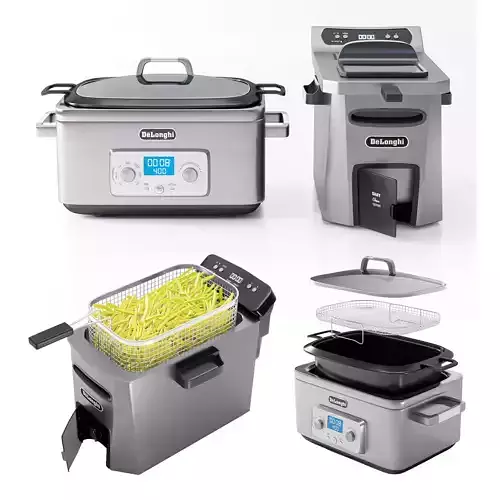 Delonghi electrical appliance set 3 3D model