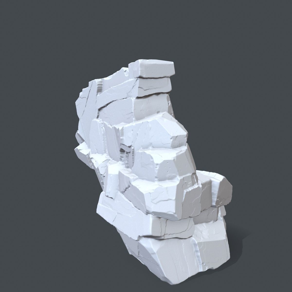 rock 4 piece of 3D print model_2
