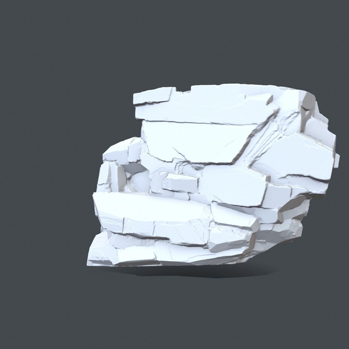 rock 4 piece of 3D print model_5