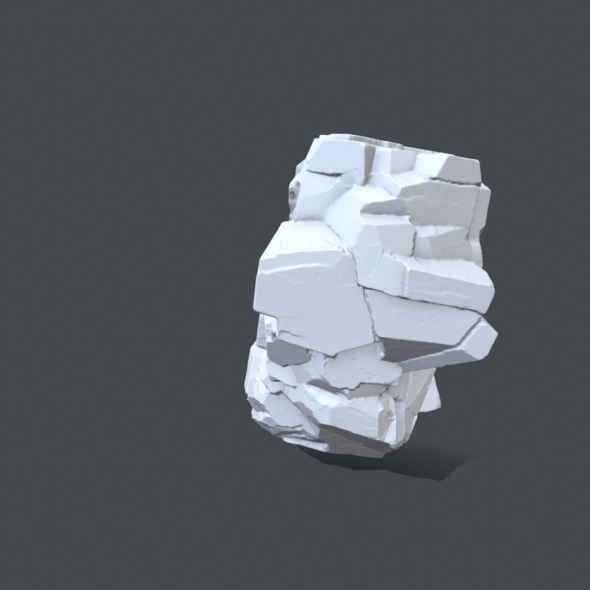 rock 4 piece of 3D print model_7