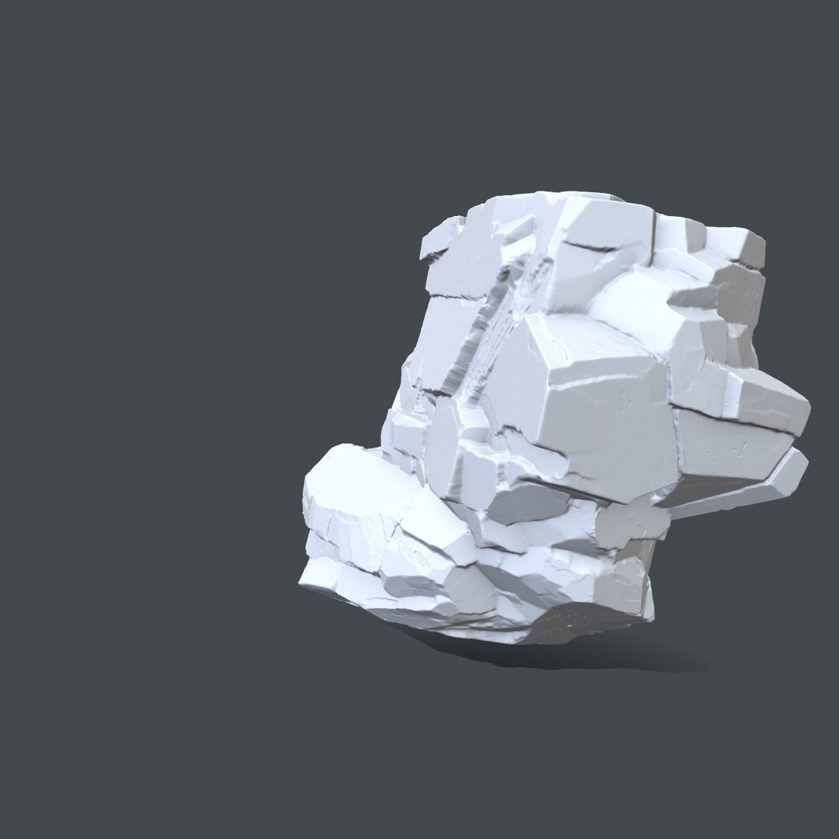 rock 4 piece of 3D print model_6