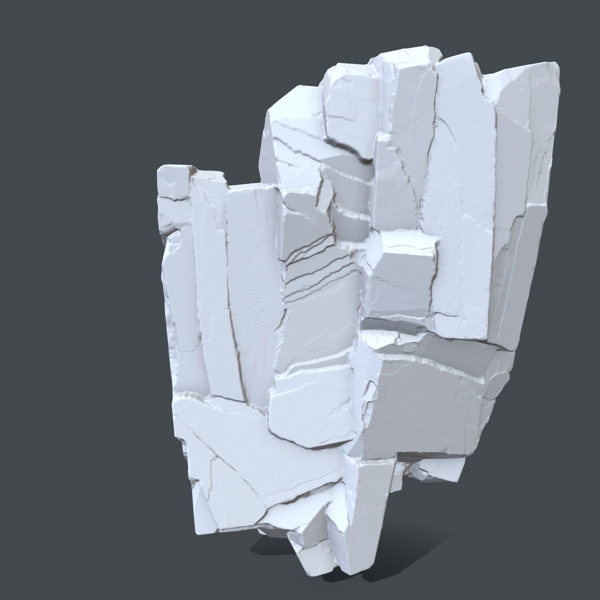 rock 4 piece of 3D print model_11