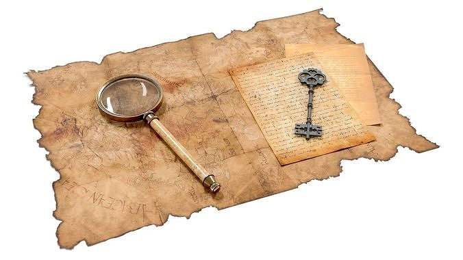 Ancient Treasure Hunter Kit 3D model