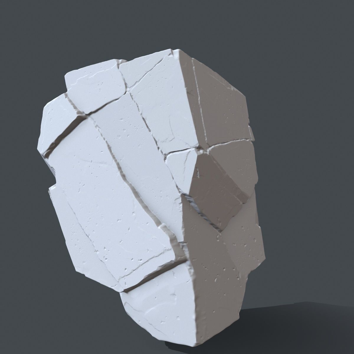 rock 5 skull 3D print model_1
