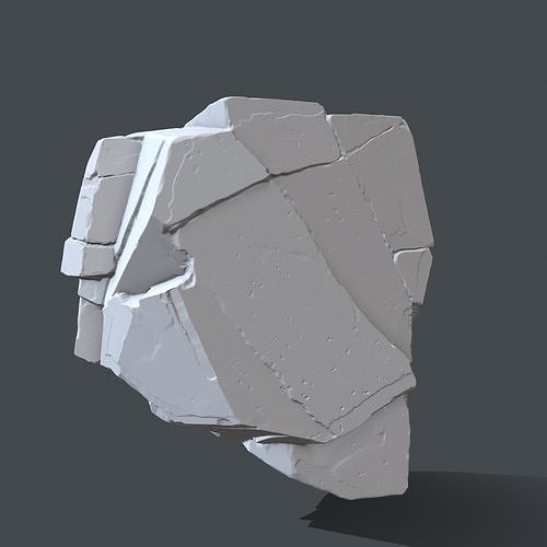 rock 5 skull 3D print model